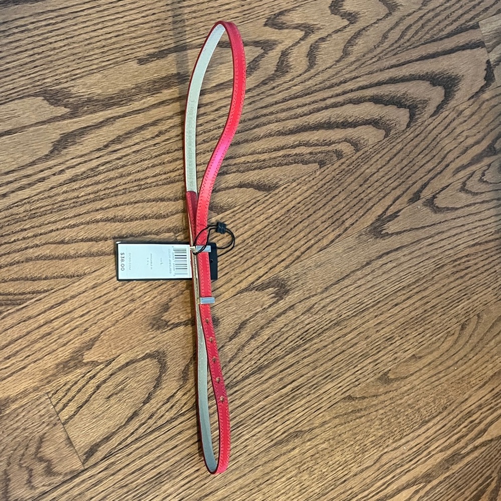 BCBGMaxAzria Shiny Red Women's Belt